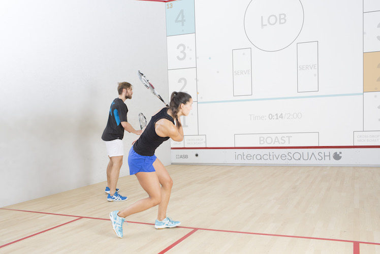 Contour stapel Roos Eerste interactieve squashbaan geopend in Nederland - Het Nieuwe Gymmen